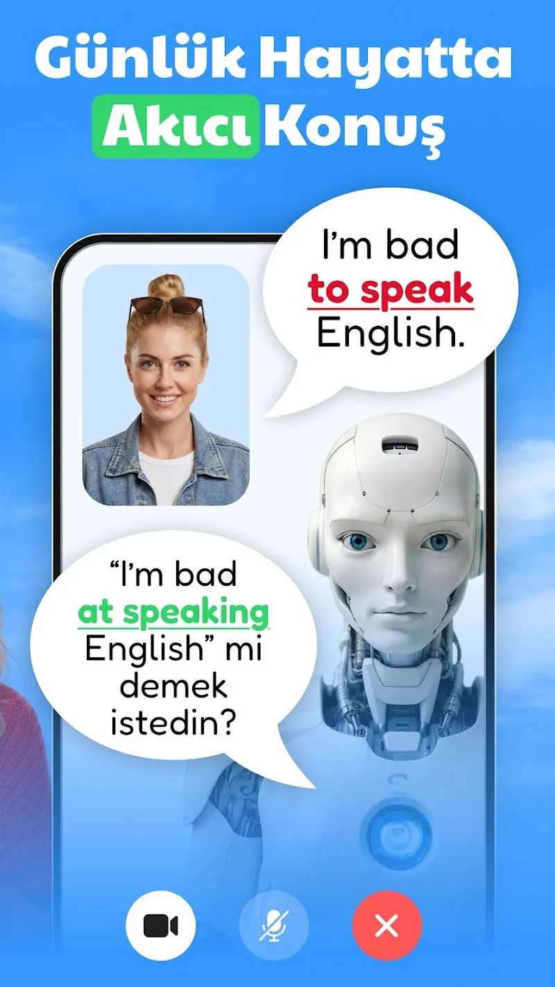 Learna AI: İngilizce Öğren (Android) önizleme 2
