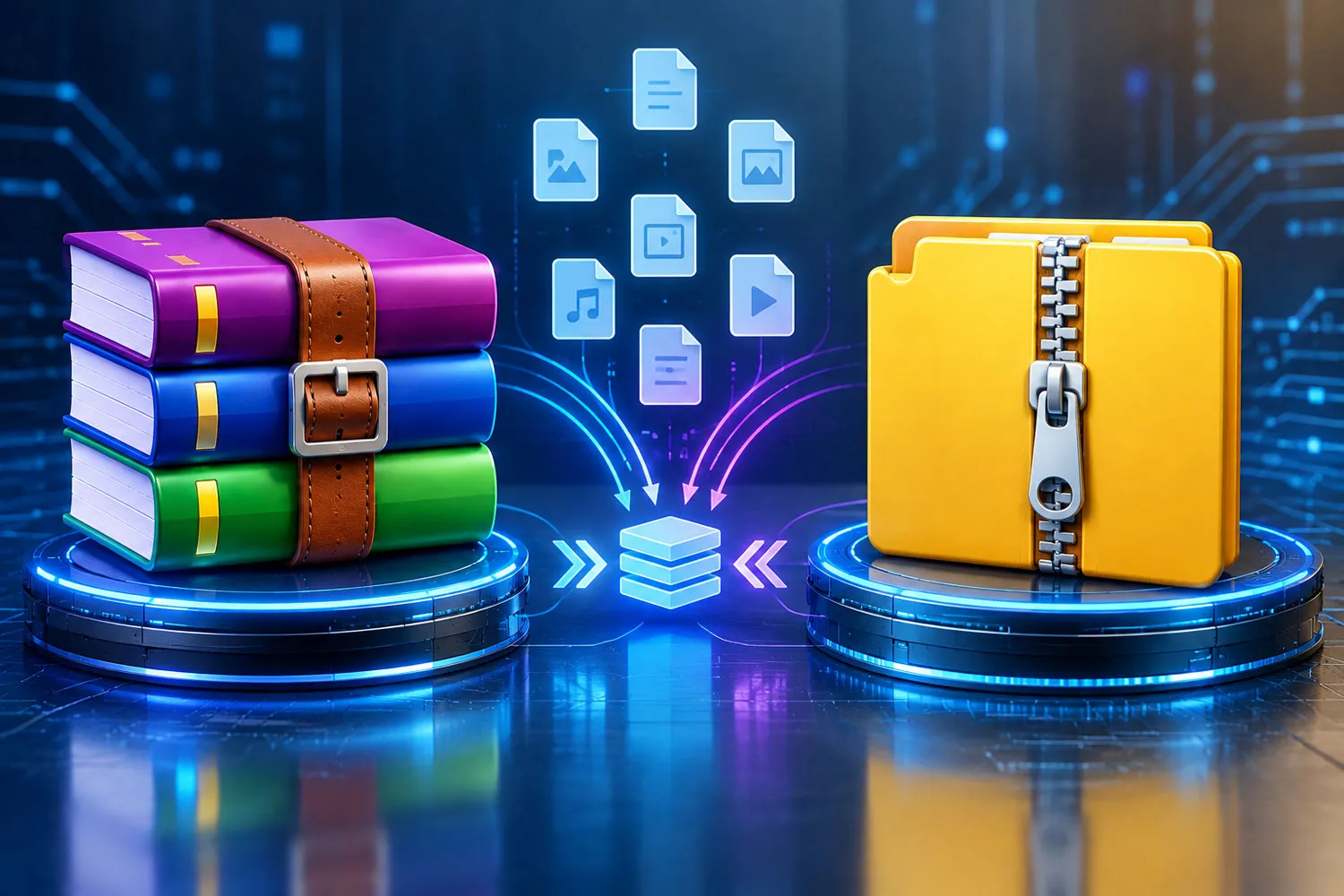 RAR ile ZIP Arasındaki Fark Nedir? 3 rar ve zip ayni amac icin mi kullanilir