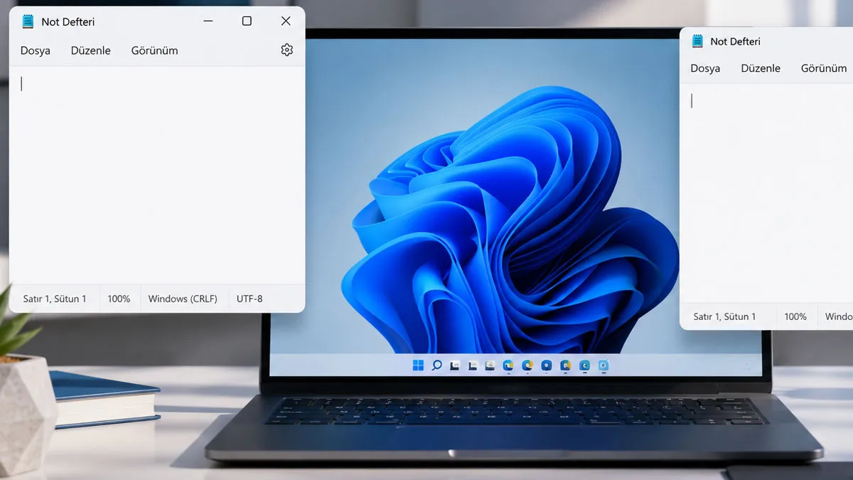 Windows 11 Not Defteri Dosyalarını Ayrı Pencerede Açma? 1 windows 11 not defteri dosyalarini ayri pencerede acma